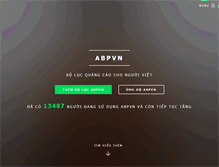 Tablet Screenshot of abpvn.com